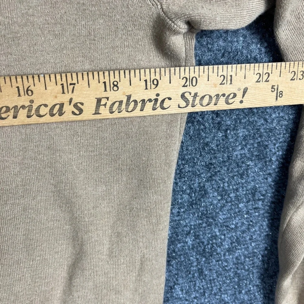 VTG Polo Ralph Lauren V-Neck Sweater Mens S Tan Beige 100% Pima Cotton Pony Logo